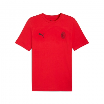 AC MILAN T-SHIRT BAMBINO ESSENTIAL ROSSA 2025-26