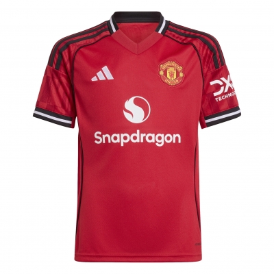 MANCHESTER UNITED JUNIOR HOME SHIRT 2025-26