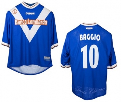 BRESCIA MAGLIA BAGGIO HOME 2001-02