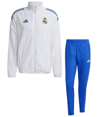 REAL MADRID WOVEN WHITE TRACKSUIT 2025-26