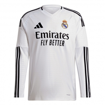 REAL MADRID HOME SHIRT long sleeves 2024-25